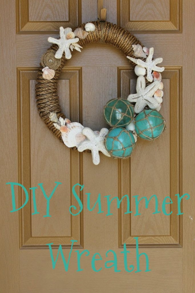 DIY summer wreath