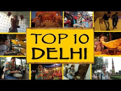 Which are the top 5 places to visit in Delhi