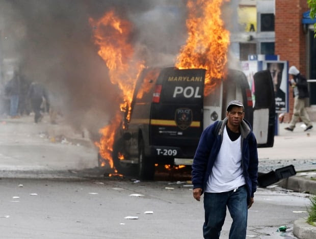 Baltimore police riot 