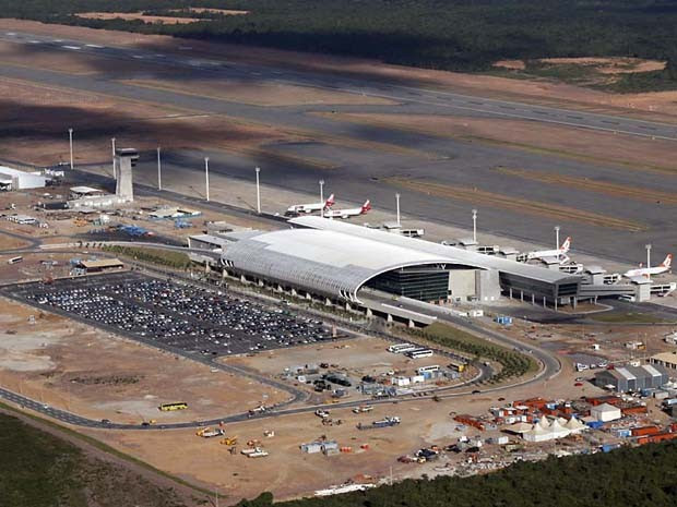 Novo aeroporto do RN começou a funcionar neste sábado (31) (Foto: Canindé Soares)