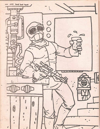 star trek colouring book