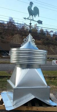 barn vent special  copper rooster ships