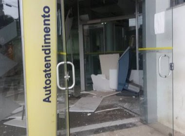 Coração de Maria: Quadrilha explode banco, cerca PM e arromba sede dos Correios