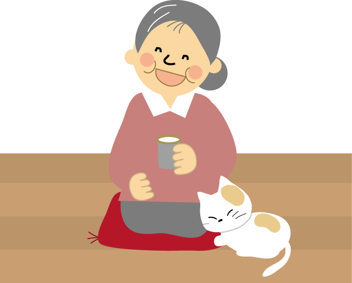 おばあさん 老人 お年寄り のイラスト 無料イラスト フリー素材