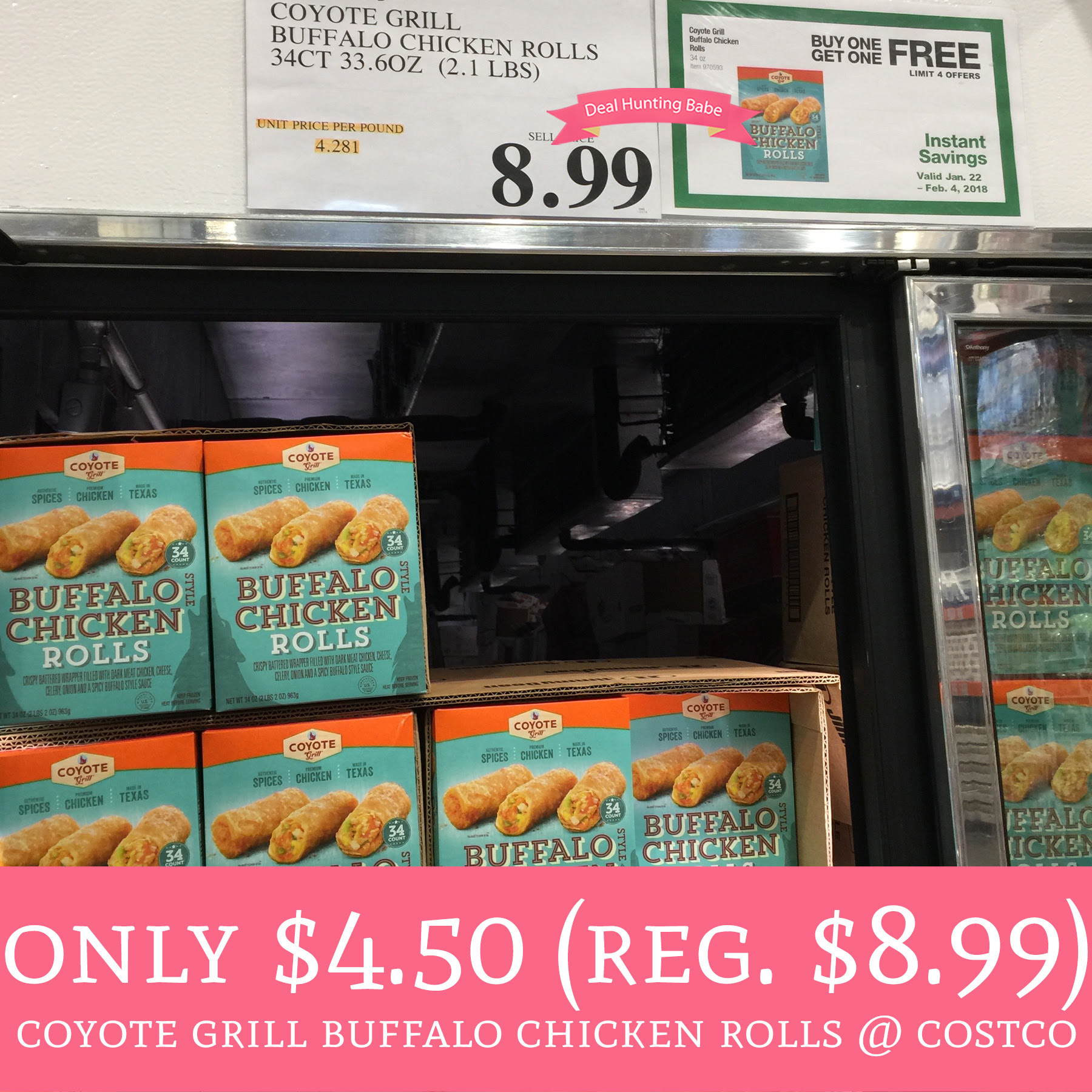 Only $4.50 (Regular $8.99) Coyote Grill Buffalo Chicken ...
