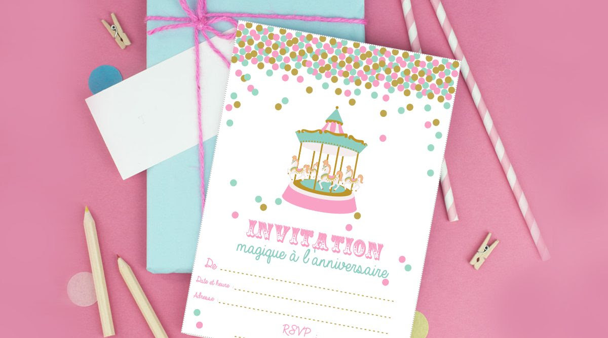 Des Invitations D Anniversaire D Enfants Dignes De Ce Nom Femmes Debordees
