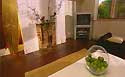 Wallpaper a chimney breast
