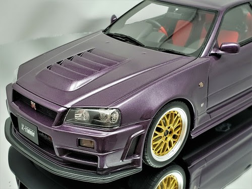 Otto Mobile Nissan Skyline Gt R R34 Nismo Z Tune Midnight Purple Gold Rims 1 18 Cars Trucks Vans Toys Hobbies Thefarmerandthebelle Net