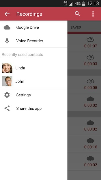  Automatic Call Recorder Pro- screenshot 