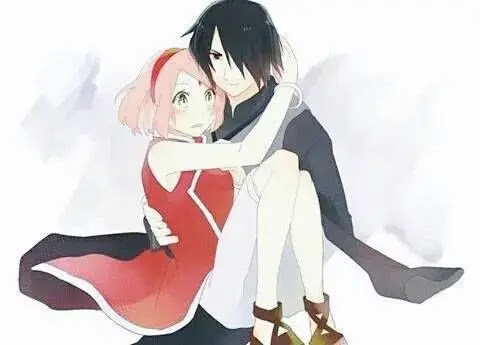 Sakura akhirnya menikah dengan Sasuke.