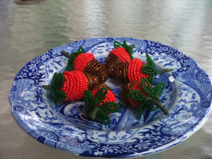 French Beaded Chocolate Covered Strawberries