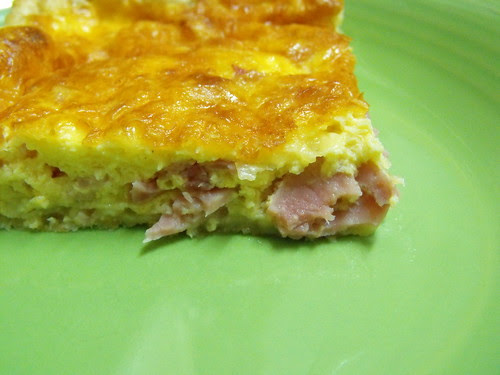 Tarte de iogurte e fiambre