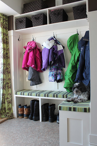 mudroom angle #mudroom #renovation