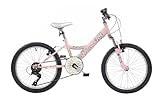 Elswick Kinder Mädchen Fahrrad Diamond, 6 Gang, rosa, Rahmenhöhe: 10 Zoll, Reifengröße: 20 Zoll (50,8 cm), 2435W20
