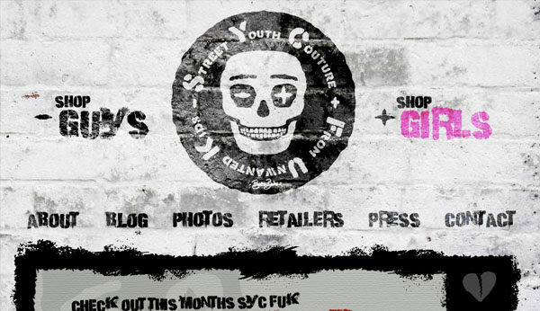 grungesite13 35 Beautiful Grunge Website Designs You May Not Have Seen Before