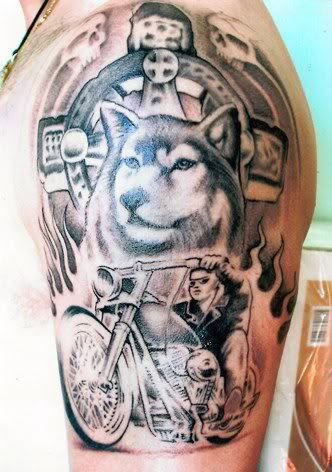 Wolf Tattoo Design