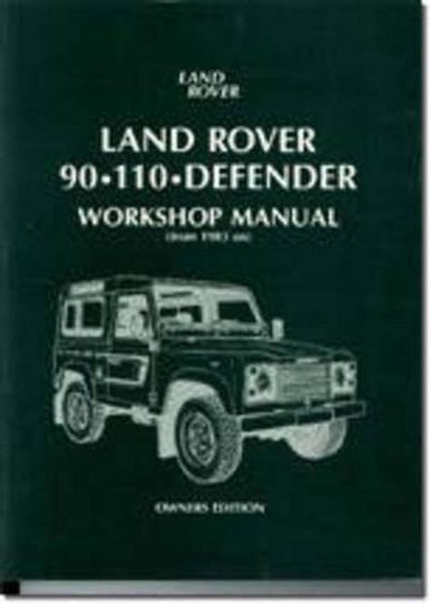 PDF Land Rover Range Rover Workshop Manual 1995 Onwards