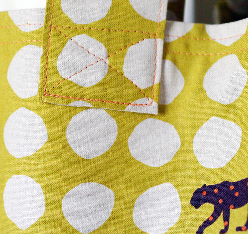  Home Ec Project #2: Totebag [stitch detail]
