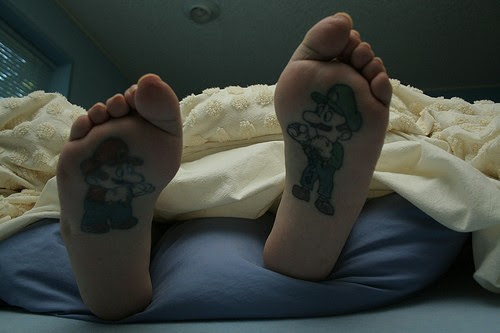 I mean tattooing your hands is alright, but feet !