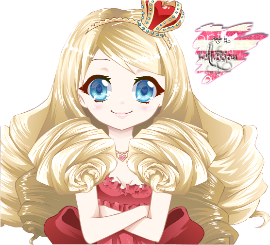 Render Fille Blonde Hey Mangas