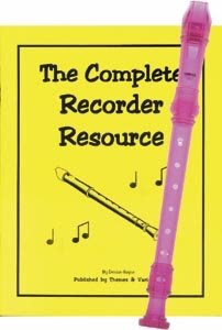 Recorder Pack: Yamaha Pink Soprano Recorder with Complete Recorder Resource Book
