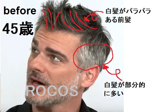 男性40代の白髪染め 5歳も若返ってしまったよ 奈良斑鳩町の美容室 髪 ブログ
