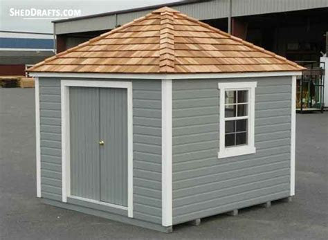 hip roof storage shed plans blueprints  lovely