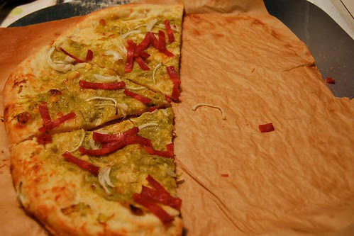 Leftovers pizza again