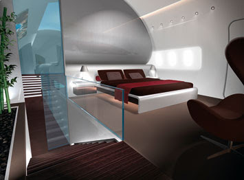 Boeing 787 interior design byBMW DesignworksUSA