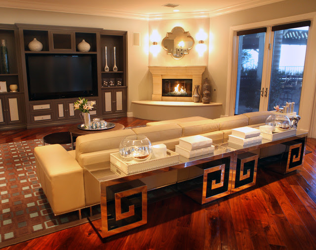 A.S.D. Interiors family room design - contemporary - family room ...