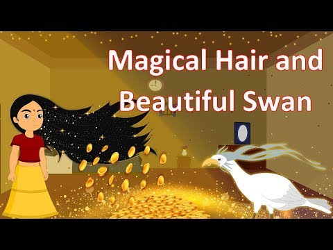 Magical Hair And Beautiful Swan English Cartoon for Kids