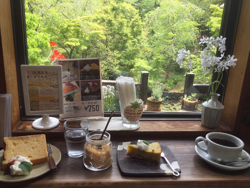 青梅 岩倉温泉から塩船観音 ２０１７年５月３日 青梅市の岩蔵観音から塩船観音まで歩きました 青梅駅 東青梅でも可 から成木循環バスで岩蔵温泉まで 岩蔵温泉の喫茶店ゆば 本を読みながらお茶を楽しめるスペースがあり 外の池を眺められます