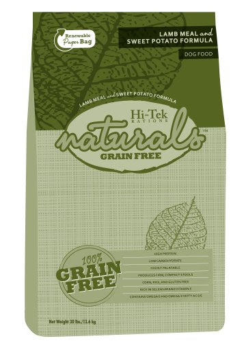 Hi-Tek Naturals Grain Free Lamb Meal and Sweet Potato Formula Dry Dog Food, 30 Pounds