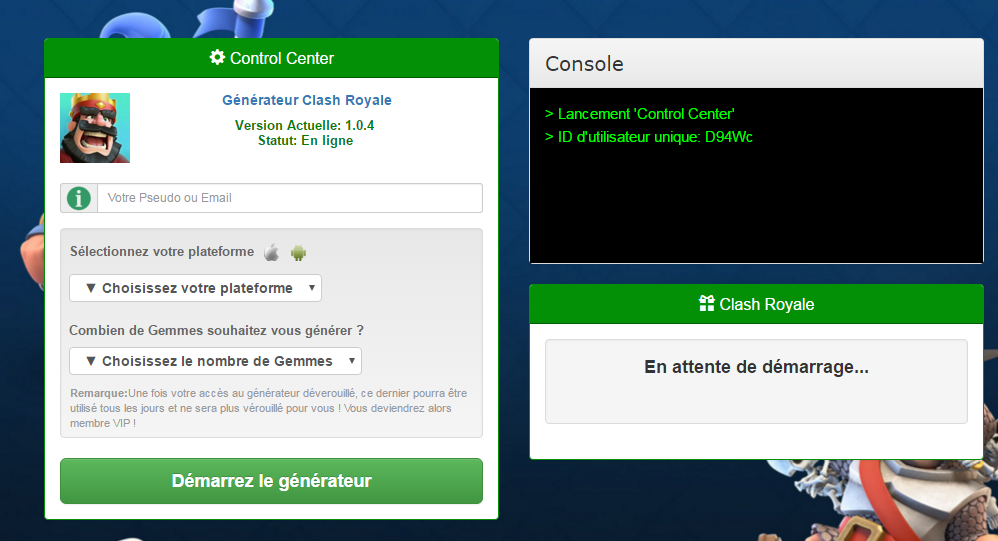 Clash Royale Astuces et Gemmes Gratuites illimitÃ¨s En Ligne Pour iOs ... - 