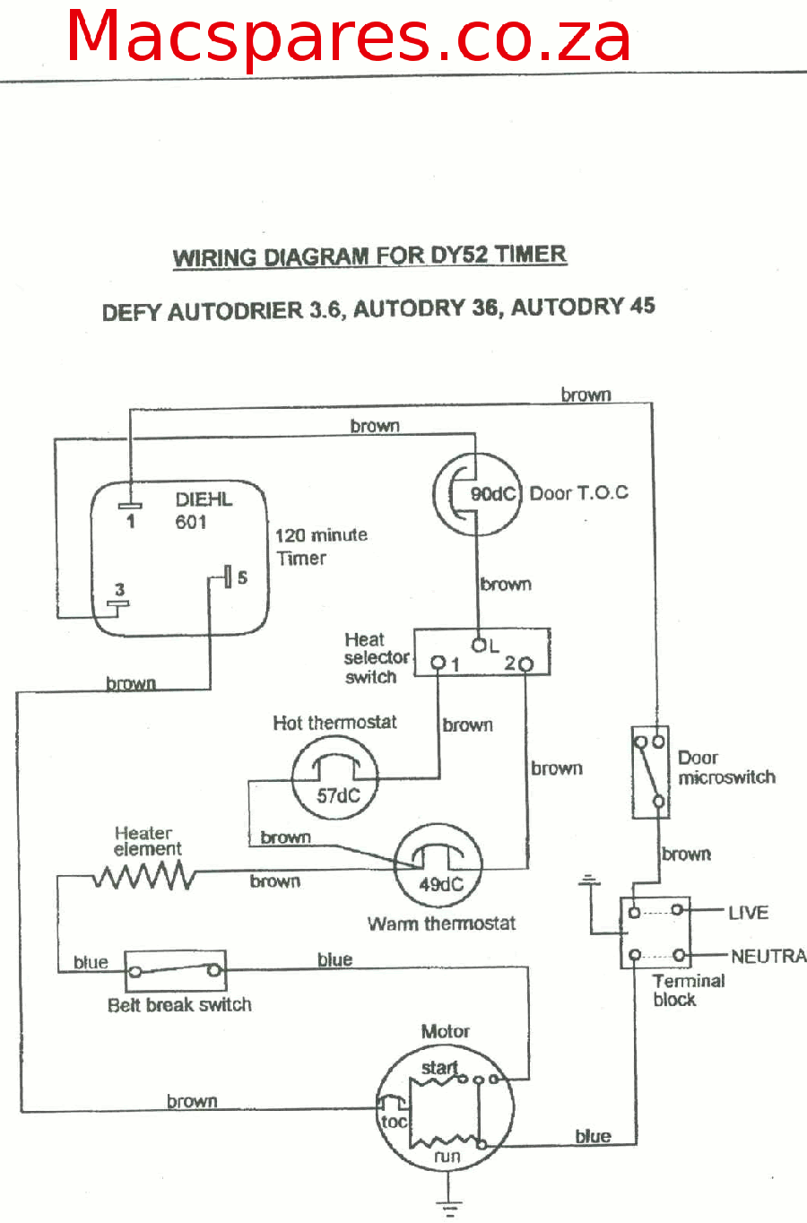 Defy Washing Machine Motor Wiring Diagram 99 Honda Accord Fuel Filter Location Volvos80 Losdol2 Jeanjaures37 Fr