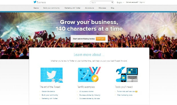 Twitter for Business (Foto: Reprodução/ Twitter for Business)
