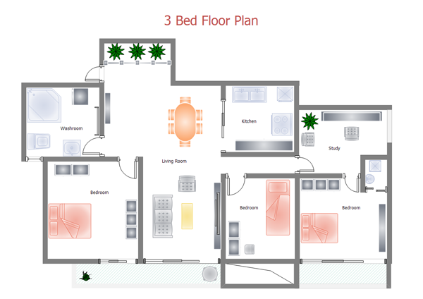 Building Plan Examples - Examples of Home Plan, Floor Plan, Office 