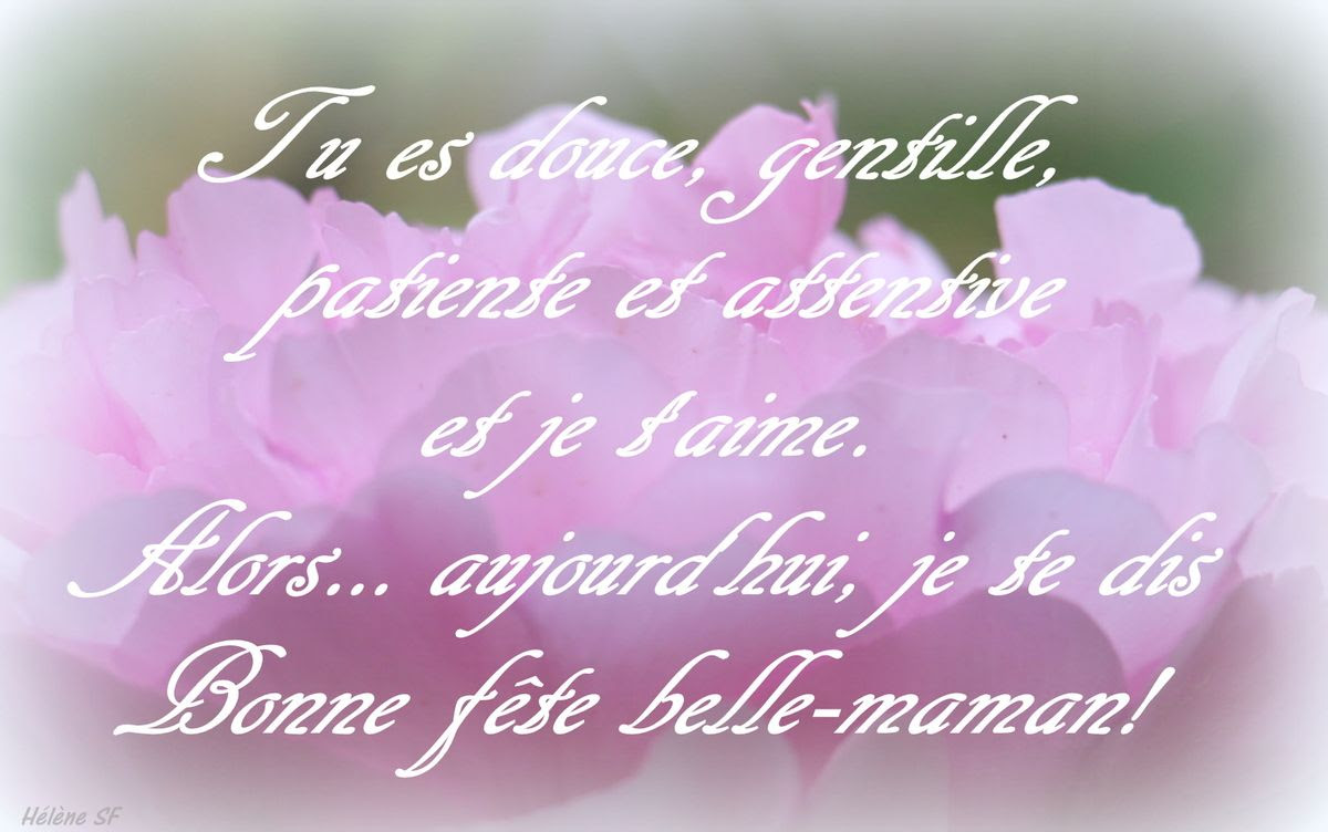 Poeme Joyeux Anniversaire Belle Mere Charlott