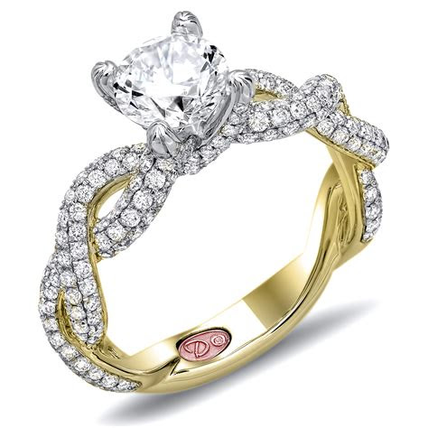 yellow gold engagement ring demarco bridal jewelry
