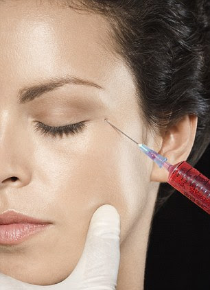 Botox injections cost £150 per session