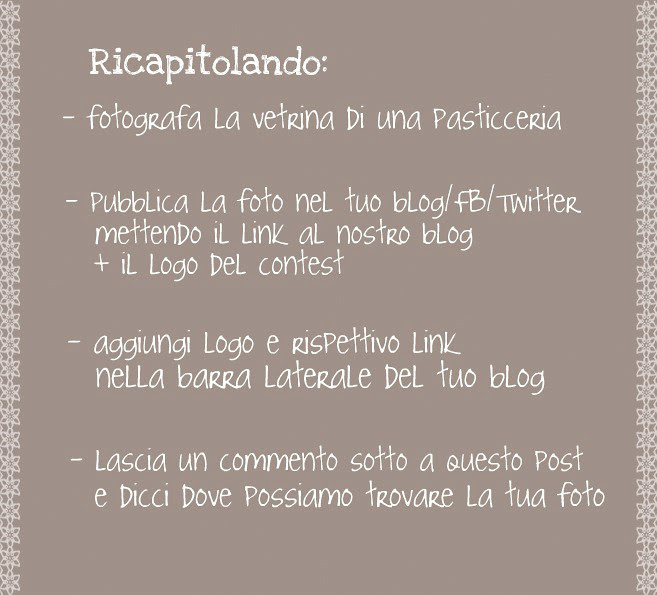 Le regole del Contest