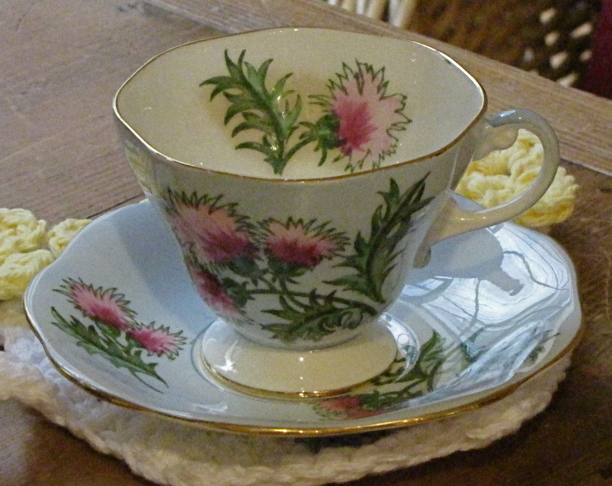 Glencarry Thistle Tea Cup