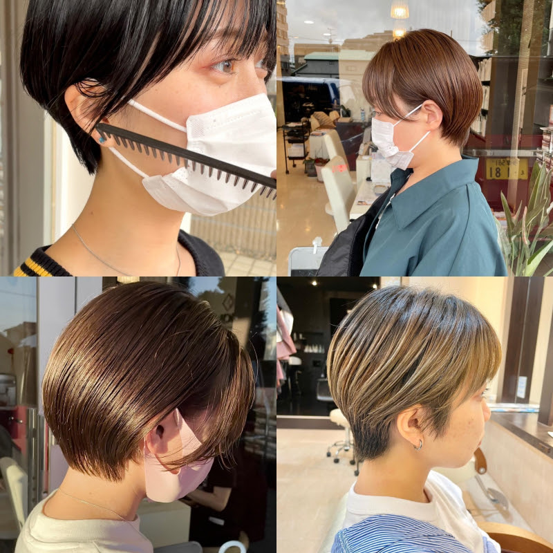 ショートヘアの種類は マッシュショート 丸みショート コンパクトショート ショートボブ違い って何 調布で美容室 美容院をお探しなら調布市布田の美容室andew