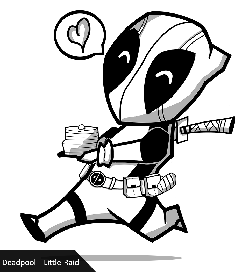 Chibi Deadpool Drawing At Getdrawings Free Download
