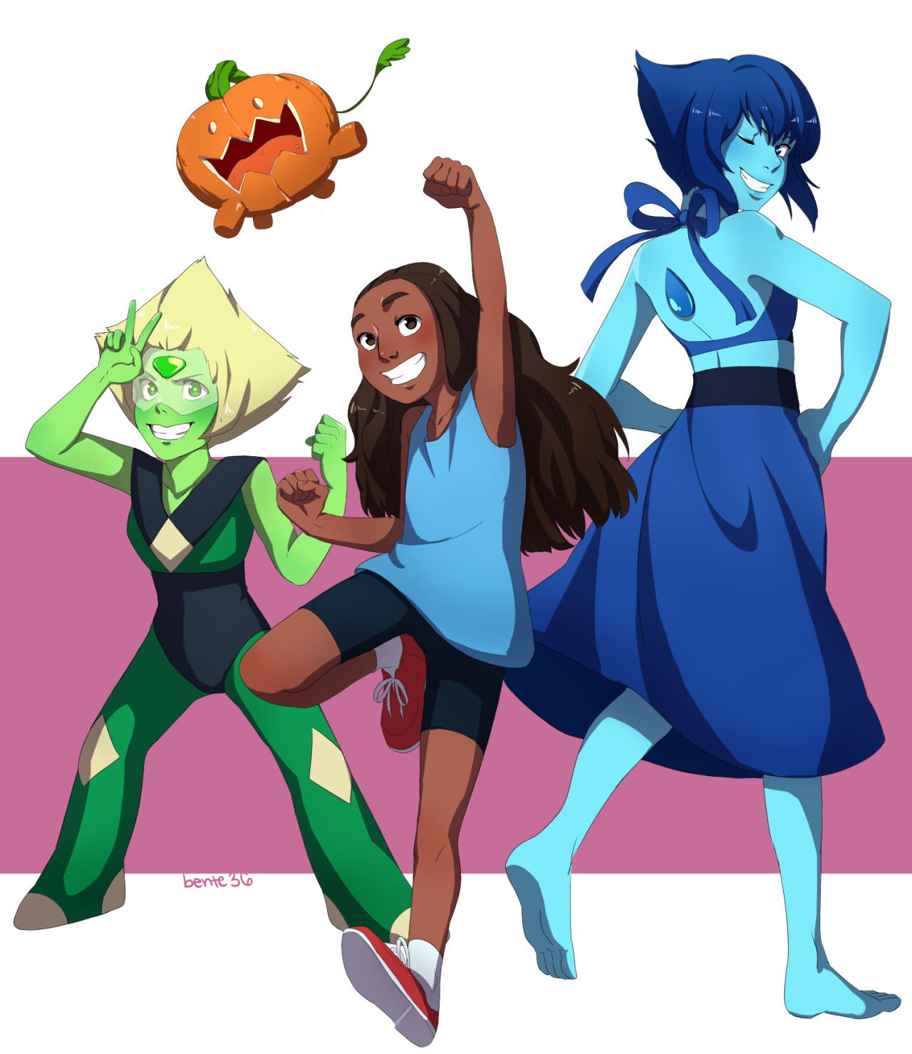Redraw of a shot. Here comes the new Crystal Gem!