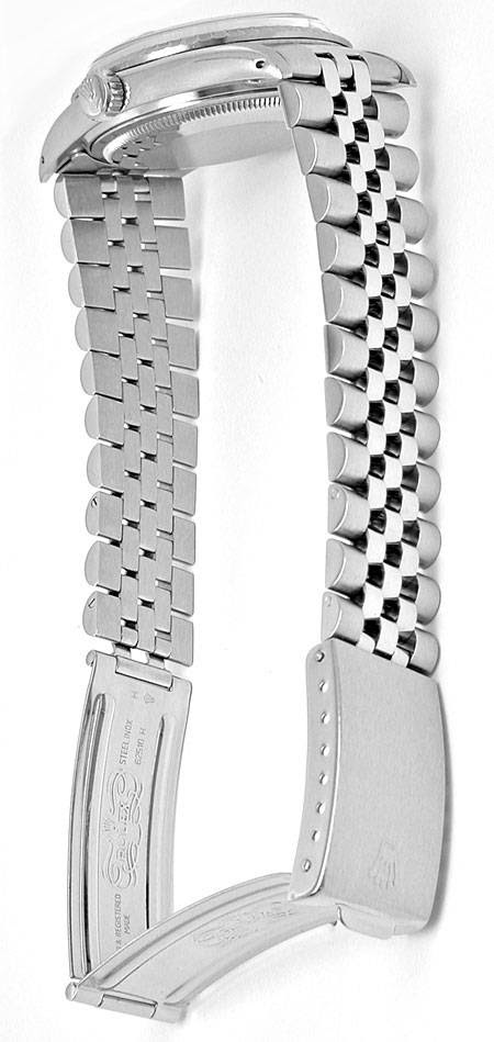 Original-Foto 4, ROLEX DATEJUST HERRENARMBANDUHR STAHL TOPUHR NEUZUSTAND