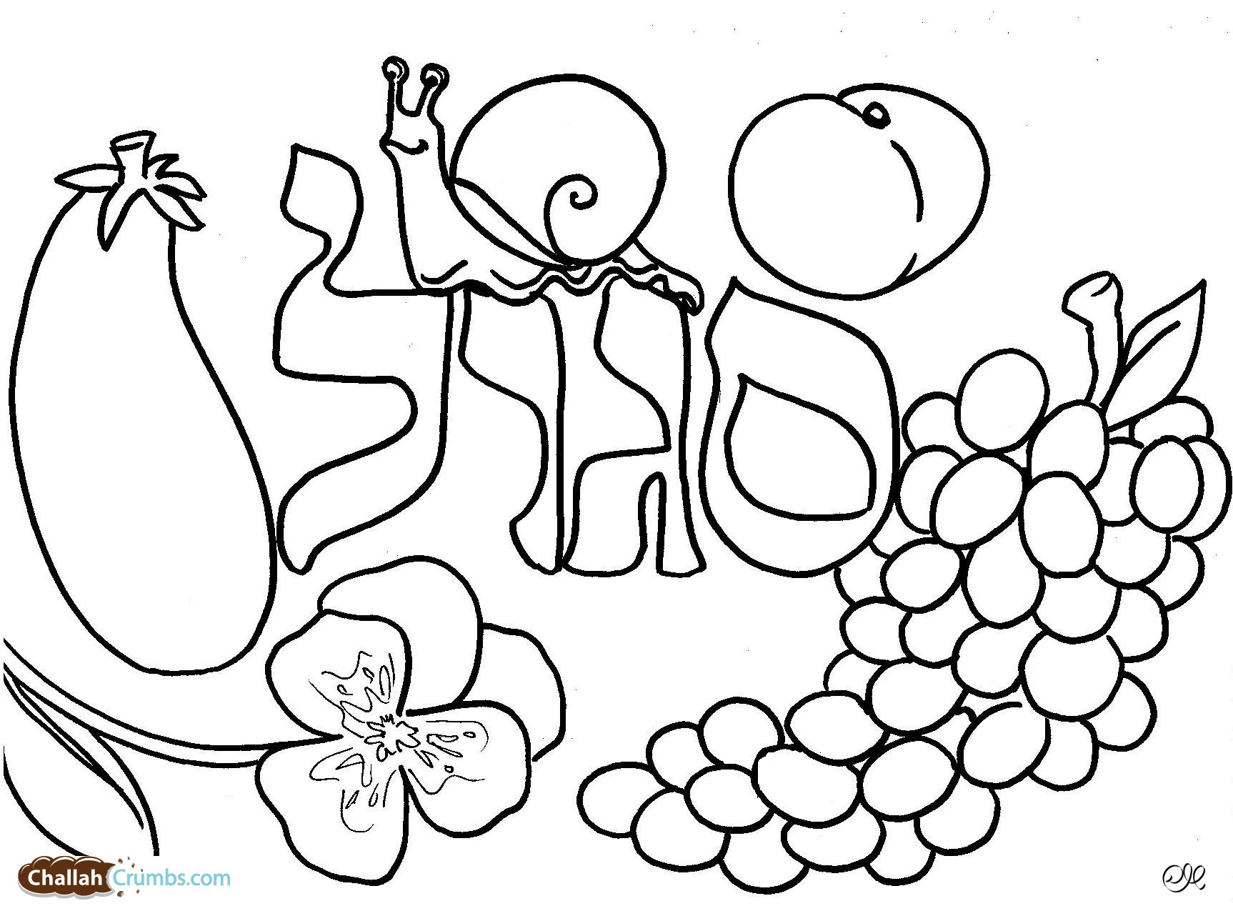  Fruit  salad  coloring  pages  download and print for free