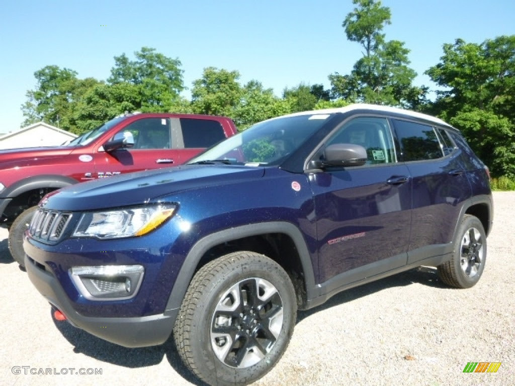 17 Jazz Blue Pearl Jeep Compass Trailhawk 4x4 Gtcarlot Com Car Color Galleries