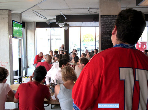 Chile football fans, London