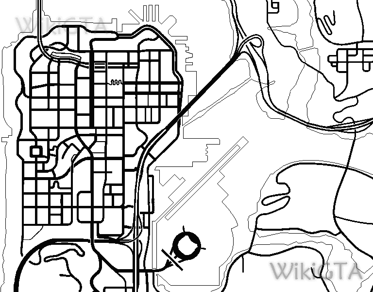 gta sa map. From WikiGTA - The Complete